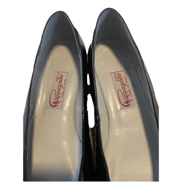 Vintage Pappagallo Flats Patent Leather Black 9 M - Picture 7 of 9